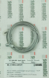 2000B COUNTERWEIGHT ROPE (LENGTH: 2320 MM)